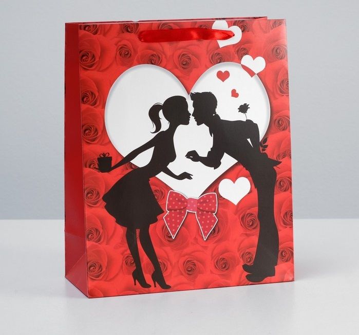 Пакет ламинированный "Любовное свидание", 26х32х12 см